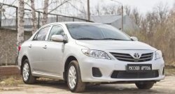 1 799 р. Защитная сетка решетки переднего бампера РА  Toyota Corolla  E150 (2009-2013) седан рестайлинг  с доставкой в г. Йошкар-Ола. Увеличить фотографию 5