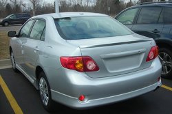 Лип спойлер TOP WING Toyota Corolla E150 седан дорестайлинг (2006-2010)