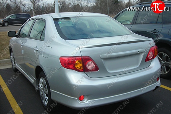 3 849 р. Лип спойлер TOP WING Toyota Corolla E150 седан дорестайлинг (2006-2010) (Неокрашенный)  с доставкой в г. Йошкар-Ола