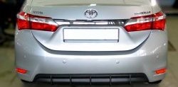 Диффузор заднего бампера Sport Toyota Corolla E180 дорестайлинг (2013-2016)