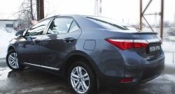 839 р. Реснички на фонари RA  Toyota Corolla  E180 (2013-2016) дорестайлинг (Неокрашенные)  с доставкой в г. Йошкар-Ола. Увеличить фотографию 3