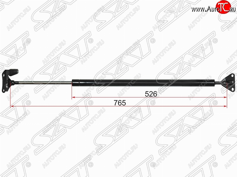 1 259 р. Правый газовый упор крышки багажника SAT (высокая крыша) Toyota Hiace H200 минивэн (Япония) дорестайлинг  (2004-2007)  с доставкой в г. Йошкар-Ола