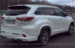 12 999 р. Комплект накладок на колёсные арки TopKontur Design Toyota Highlander XU50 дорестайлинг (2013-2017)  с доставкой в г. Йошкар-Ола. Увеличить фотографию 3