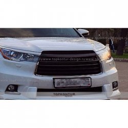 5 399 р. Решётка радиатора TopKontur Design Toyota Highlander XU50 дорестайлинг (2013-2017)  с доставкой в г. Йошкар-Ола. Увеличить фотографию 3