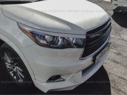 5 399 р. Решётка радиатора TopKontur Design Toyota Highlander XU50 дорестайлинг (2013-2017)  с доставкой в г. Йошкар-Ола. Увеличить фотографию 6