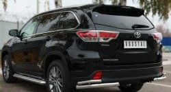 33 999 р. Широкая защита порогов SLITKOFF  Toyota Highlander  XU50 (2013-2017) дорестайлинг  с доставкой в г. Йошкар-Ола. Увеличить фотографию 3