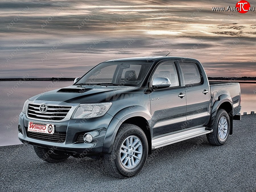 15 299 р. Подножки боковые WINBO OE Style Toyota Hilux AN20,AN30  2-ой рестайлинг (2011-2016)  с доставкой в г. Йошкар-Ола