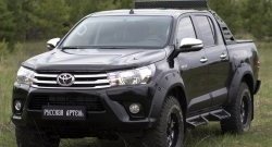 24 999 р. Расширитель арки RA (вылет 50 мм, комплект)  Toyota Hilux  AN120 (2016-2020) дорестайлинг (Поверхность шагрень)  с доставкой в г. Йошкар-Ола. Увеличить фотографию 4