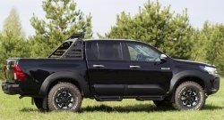 2 499 р. Брызговики под расширители колесных арок с выносом 25 мм RA Toyota Hilux AN120 дорестайлинг (2016-2020)  с доставкой в г. Йошкар-Ола. Увеличить фотографию 3