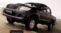 14 949 р. Накладки на колёсные арки RA (комплект)  Toyota Hilux  AN20,AN30 (2011-2016)  2-ой рестайлинг (Поверхность глянец (под окраску), Неокрашенные)  с доставкой в г. Йошкар-Ола. Увеличить фотографию 3