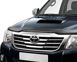 Дефлектор капота NovLine (рестайлинг) Toyota Hilux AN20,AN30  2-ой рестайлинг (2011-2016)