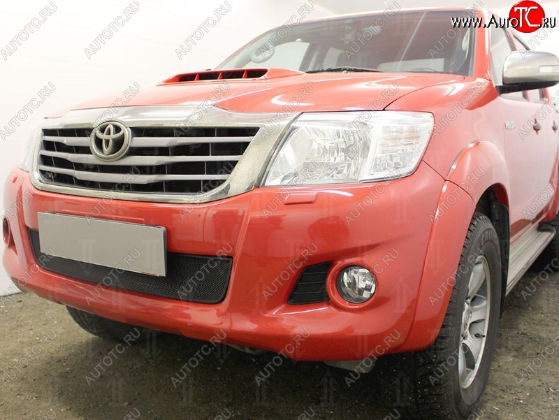 1 499 р. Защитная решётка в воздуховод автомобиля Russtal  Toyota Hilux  AN20,AN30 (2011-2016)  2-ой рестайлинг  с доставкой в г. Йошкар-Ола