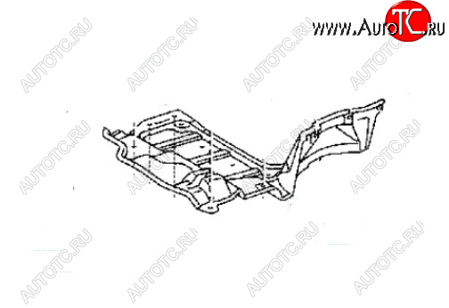 1 899 р. Левая защита двигателя (пыльник) SAT  Toyota Ipsum  ACM20 (2001-2003) дорестайлинг  с доставкой в г. Йошкар-Ола