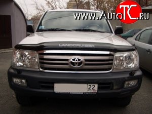 3 689 р. Дефлектор капота NovLine Toyota Land Cruiser 100 1-ый рестайлинг (2002-2005)  с доставкой в г. Йошкар-Ола