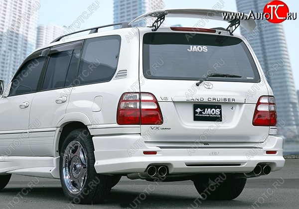 11 949 р. Накладка на задний бампер JAOS Toyota Land Cruiser 100 дорестайлинг (1998-2002) (Неокрашенная)  с доставкой в г. Йошкар-Ола