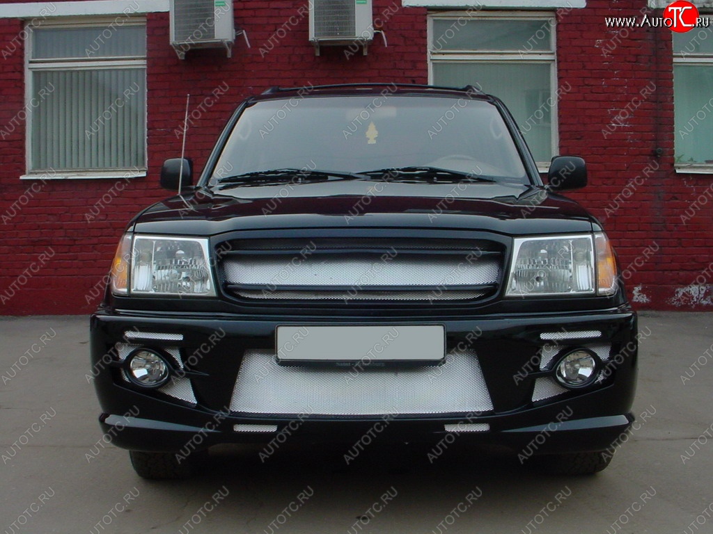 13 449 р. Передний бампер HUNTER Toyota Land Cruiser 100 дорестайлинг (1998-2002) (Неокрашенный)  с доставкой в г. Йошкар-Ола