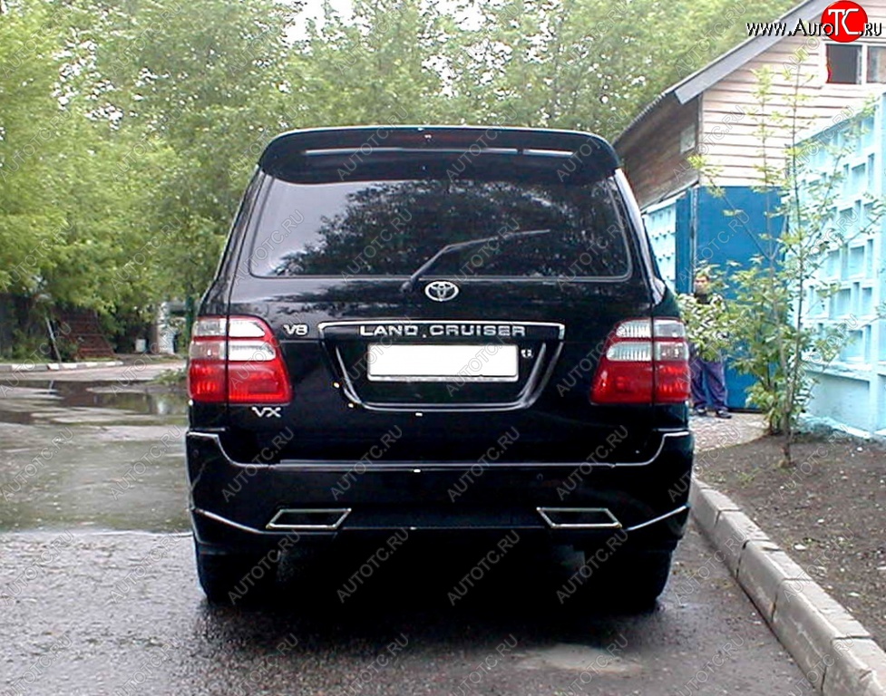 13 449 р. Задний бампер HUNTER  Toyota Land Cruiser  100 (1998-2002) дорестайлинг (Неокрашенный)  с доставкой в г. Йошкар-Ола