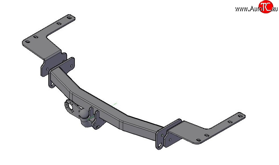 4 499 р. Фаркоп Russtal Toyota Land Cruiser 100 1-ый рестайлинг (2002-2005)  с доставкой в г. Йошкар-Ола