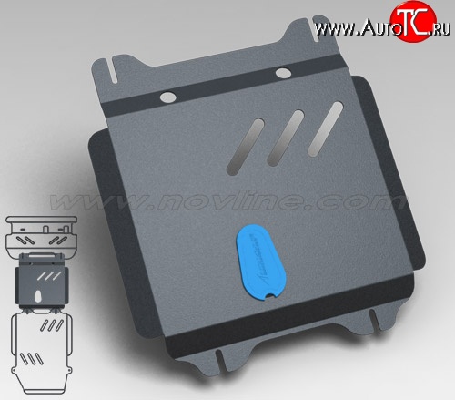 2 779 р. Защита коробки передач Novline (3.5/4.0, АКПП, 3 мм) Toyota Land Cruiser Prado J120 (2002-2009)  с доставкой в г. Йошкар-Ола