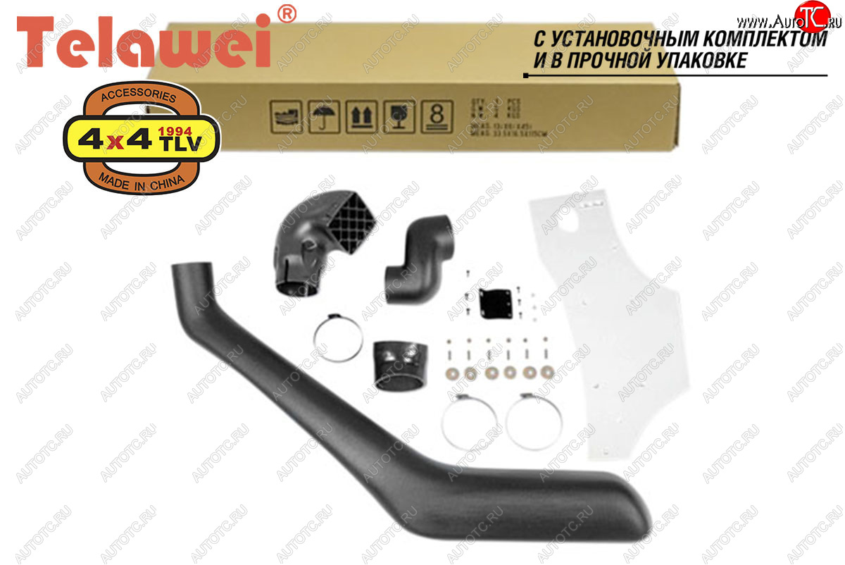 7 849 р. Шноркель Telawei (4.0 V6, 1GR-FE) Toyota Land Cruiser Prado J120 (2002-2009)  с доставкой в г. Йошкар-Ола