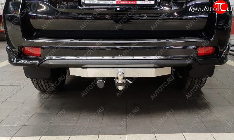 21 649 р. Фаркоп (тягово-сцепное устройство) TCC (Black Onyx)  Toyota Land Cruiser Prado  J150 (2020-2024) 3-ий рестайлинг (оцинкованный, шар Е, надпись Prado)  с доставкой в г. Йошкар-Ола