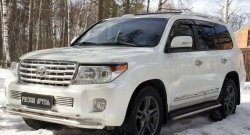 959 р. Реснички на фары RA Toyota Land Cruiser 200 1-ый рестайлинг (2012-2015) (Неокрашенные)  с доставкой в г. Йошкар-Ола. Увеличить фотографию 4