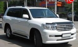 17 299 р. Накладка Goldman на передний бампер Toyota Land Cruiser 200 дорестайлинг (2007-2012) (Неокрашенная)  с доставкой в г. Йошкар-Ола. Увеличить фотографию 2