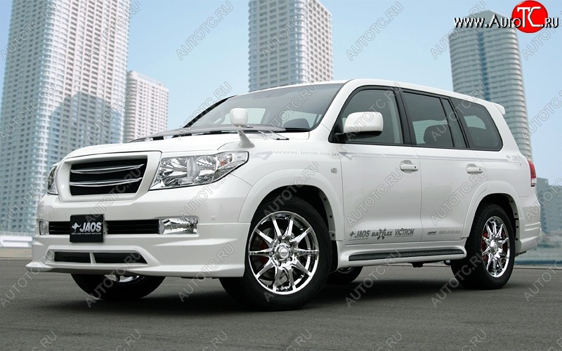 16 649 р. Накладка на передний бампер JAOS  Toyota Land Cruiser  200 (2007-2012) дорестайлинг (Неокрашенная)  с доставкой в г. Йошкар-Ола