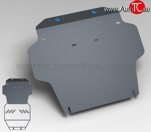 4 999 р. Защита картера двигателя Novline (2008-2009) (4.7/4.5, АКПП, 3 мм) Toyota Land Cruiser 200 дорестайлинг (2007-2012)  с доставкой в г. Йошкар-Ола