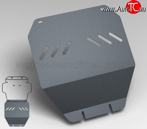 1 169 р. Защита коробки передач Novline (2008-2009) (4.7/4.5, АКПП, 3 мм) Toyota Land Cruiser 200 дорестайлинг (2007-2012)  с доставкой в г. Йошкар-Ола