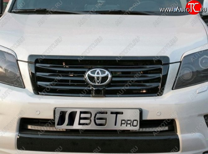 7 499 р. Решётка радиатора ELFORD Style (под камеру) Toyota Land Cruiser Prado J150 дорестайлинг (2009-2013) (Неокрашенная)  с доставкой в г. Йошкар-Ола