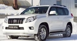 789 р. Зимняя заглушка решетки переднего бампера РА Toyota Land Cruiser Prado J150 дорестайлинг (2009-2013)  с доставкой в г. Йошкар-Ола. Увеличить фотографию 3