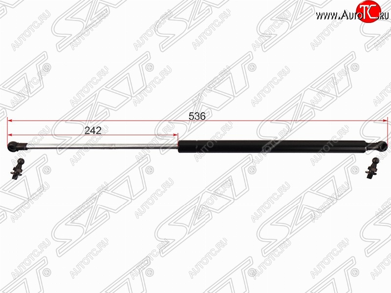 1 079 р. Газовый упор капота SAT  Toyota Mark 2  X110 (2000-2002) седан дорестайлинг  с доставкой в г. Йошкар-Ола