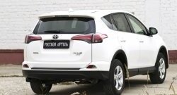 1 799 р. Защитная накладка на задний бампер RA  Toyota RAV4  XA40 (2015-2019) 5 дв. рестайлинг  с доставкой в г. Йошкар-Ола. Увеличить фотографию 2