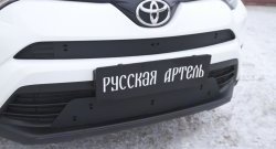 1 699 р. Зимняя заглушка решетки переднего бампера РА Toyota RAV4 XA40 5 дв. рестайлинг (2015-2019)  с доставкой в г. Йошкар-Ола. Увеличить фотографию 1