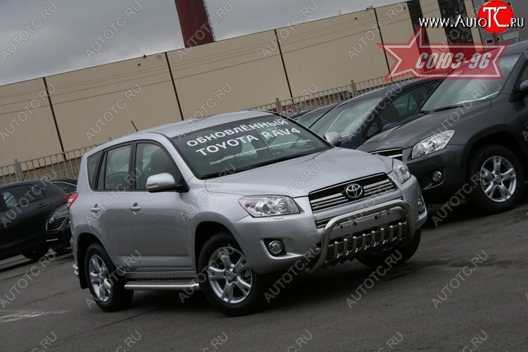 17 279 р. Защита переднего бампера Souz-96 (d60) Toyota RAV4 XA30 5 дв. 1-ый рестайлинг (2008-2010)  с доставкой в г. Йошкар-Ола