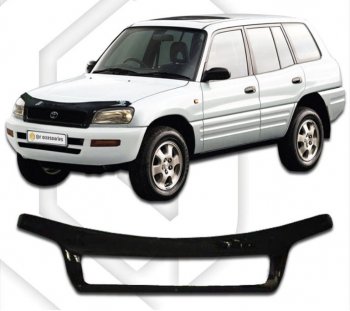 Дефлектор капота CA-Plastiс Toyota (Тойота) RAV4 (рав)  XA10 (1994-2000) XA10 5 дв. дорестайлинг, 5 дв. рестайлинг