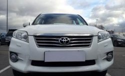 1 469 р. Сетка на бампер Russtal (черная)  Toyota RAV4  XA30 (2010-2013) 5 дв. 2-ой рестайлинг, 5 дв. удлиненный 2-ой рестайлинг  с доставкой в г. Йошкар-Ола. Увеличить фотографию 3