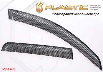 2 059 р. Комплект дефлекторов окон CA-Plastic  Toyota RAV4  XA40 (2012-2015) 5 дв. дорестайлинг (Classic полупрозрачный, Без хром.молдинга)  с доставкой в г. Йошкар-Ола. Увеличить фотографию 6