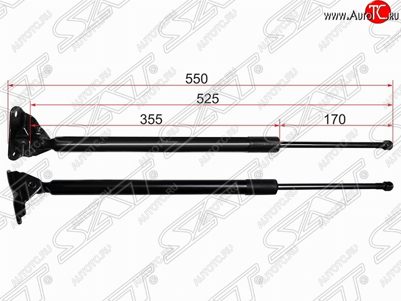 1 159 р. Правый упор крышки багажника SAT (газовый) Toyota RAV4 XA40 5 дв. дорестайлинг (2012-2015)  с доставкой в г. Йошкар-Ола