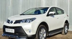 26 399 р. Широкая защита порогов SLITKOFF Toyota RAV4 XA40 5 дв. дорестайлинг (2012-2015)  с доставкой в г. Йошкар-Ола. Увеличить фотографию 3