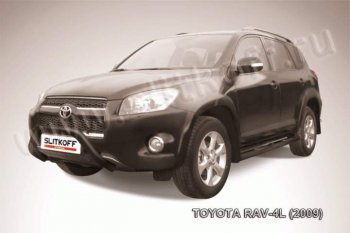 18 599 р. Кенгурятник d76 мини Toyota RAV4 XA30 5 дв. удлиненный 1-ый рестайлинг (2009-2010) (Цвет: серебристый)  с доставкой в г. Йошкар-Ола. Увеличить фотографию 1