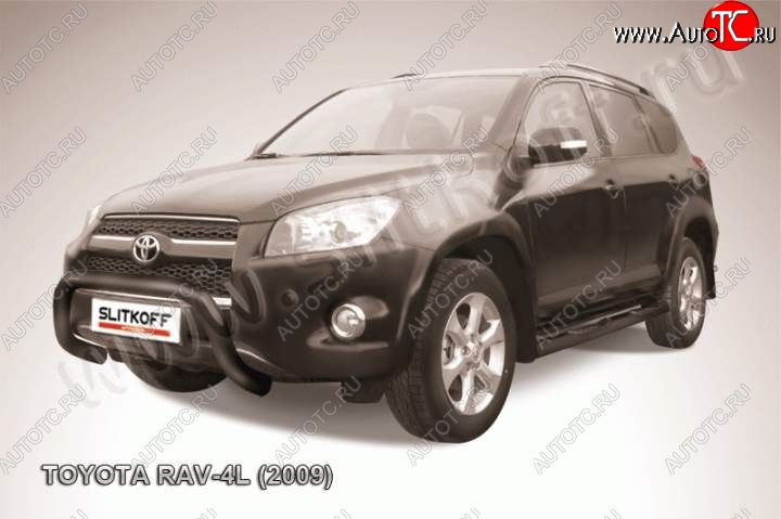 20 999 р. Кенгурятник d76 низкий Toyota RAV4 XA30 5 дв. удлиненный 1-ый рестайлинг (2009-2010) (Цвет: серебристый)  с доставкой в г. Йошкар-Ола