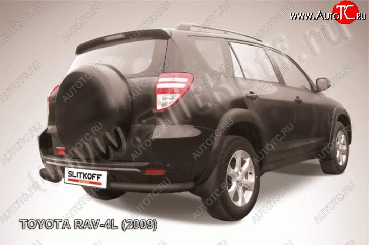 7 499 р. Уголки d76 Toyota RAV4 XA30 5 дв. удлиненный 1-ый рестайлинг (2009-2010) (Цвет: серебристый)  с доставкой в г. Йошкар-Ола