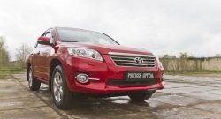 1 349 р. Защитная сетка решетки переднего бампера РА Toyota RAV4 XA30 5 дв. 2-ой рестайлинг (2010-2013)  с доставкой в г. Йошкар-Ола. Увеличить фотографию 2