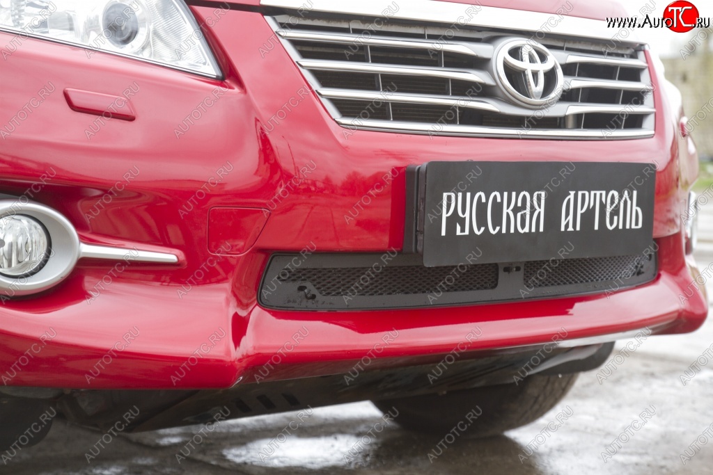 1 669 р. Защитная сетка решетки переднего бампера РА  Toyota RAV4  XA30 (2010-2013) 5 дв. 2-ой рестайлинг  с доставкой в г. Йошкар-Ола