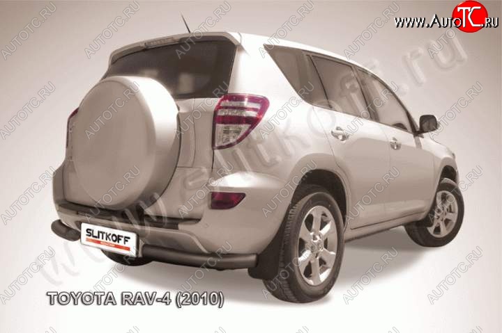 6 699 р. Уголки d76 Toyota RAV4 XA30 5 дв. удлиненный 2-ой рестайлинг (2010-2013) (Цвет: серебристый)  с доставкой в г. Йошкар-Ола