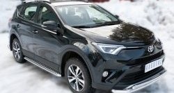 26 399 р. Широкая защита порогов (рестайлинг) SLITKOFF Toyota RAV4 XA40 5 дв. дорестайлинг (2012-2015)  с доставкой в г. Йошкар-Ола. Увеличить фотографию 4