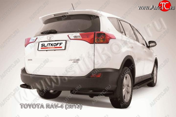 5 389 р. Уголки d57  Toyota RAV4  XA40 (2012-2015) 5 дв. дорестайлинг (Цвет: серебристый)  с доставкой в г. Йошкар-Ола