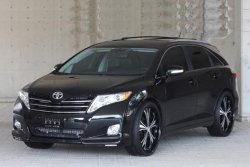 Накладка на передний бампер ZEUS Mz SPEED Toyota Venza GV10 дорестайлинг (2008-2012)